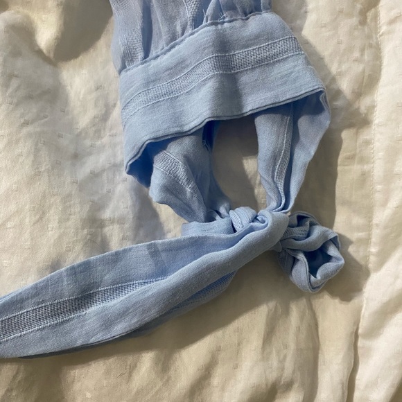 Button down off the shoulder top - Picture 2 of 4